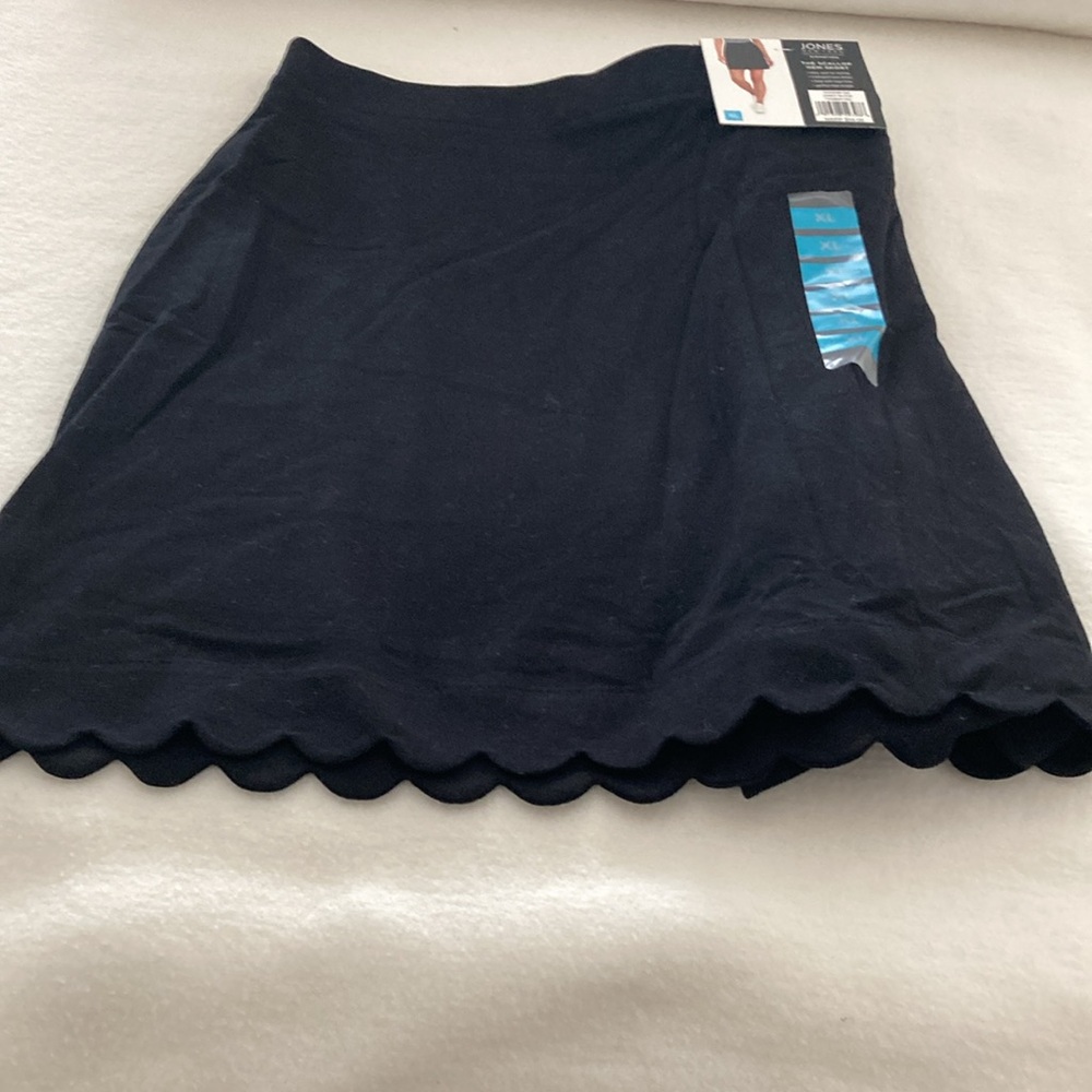 The Scallop Hem Skort, Size XL vacation wear
